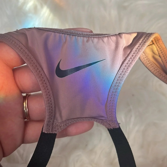 NIKE DRI-FIT Women's Alpha High Support Sports Bra Sz XS Molded Stretch Purple - Picture 7 of 11